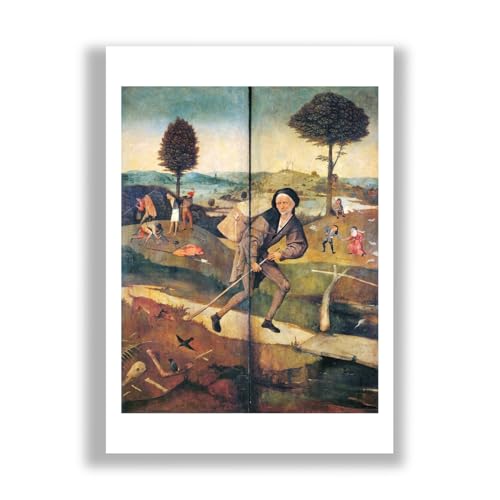 Impression d'art d'archivage Hieronymus Bosch affiche de qualite musee Le Pedlar medium mat