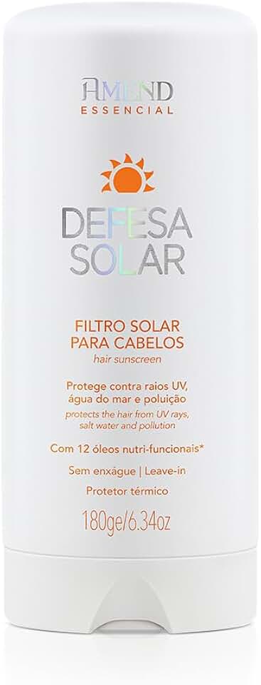 Filtro Solar para Cabelos Amend Essencial Defesa Solar, 180g