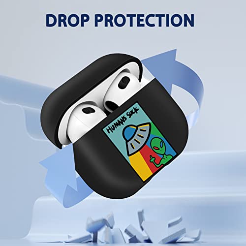 Joysolar For Airpods 3 Case Cute Cool Stylish Cartoon Ufo Silicone Cases For Apple Airpod Air Pods 3Rd Gen Cover Unique Kawaii Fun Funy Fashion Design Soft Imd Shell For Girls Boys Girly (Ufo Alien) #TOP2