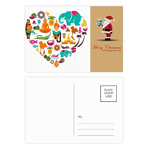 Cartes postales Thaï Thaï Thaï Père Noël (lot de 20) pour correspondance