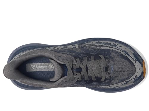 HOKA Hoka Men's Stinson 7 Satellite Grey/Varsity Navy 10.5 Medium