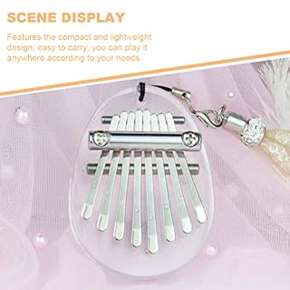 BIENKA Kalimba Pouce Piano 8 Touches Clair Acrylique Doigt Piano Transparent Kalimba avec lanière Cadeaux de fête d… - Les Beatles, Paul McCartney, John Lennon, RIngo Starr, George Harrison BIENKA Kalimba Pouce Piano 8 Touches Clair Acrylique Doigt Piano Transparent Kalimba avec lanière Cadeaux de fête d… – Image 5