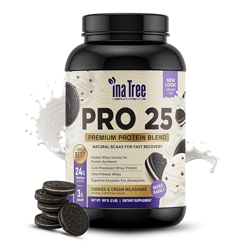 INA TREE HEALTH REVIVE Pro 25 Premium Protein Blend, Ultra-Pure