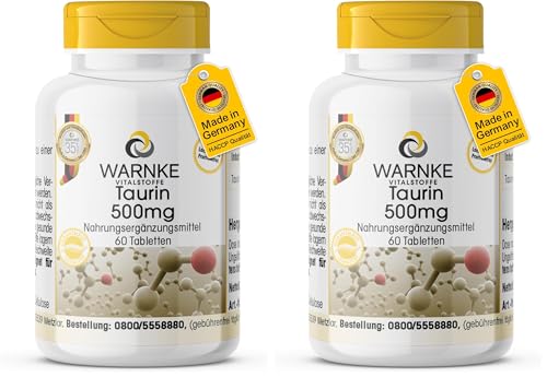 Taurine 500mg comprimés pour rester actif durant vos longues journées