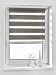 Produktbild Vidella Doppelrollo zebra Fenstermontage 98 cm, braun, ZZ-10 98