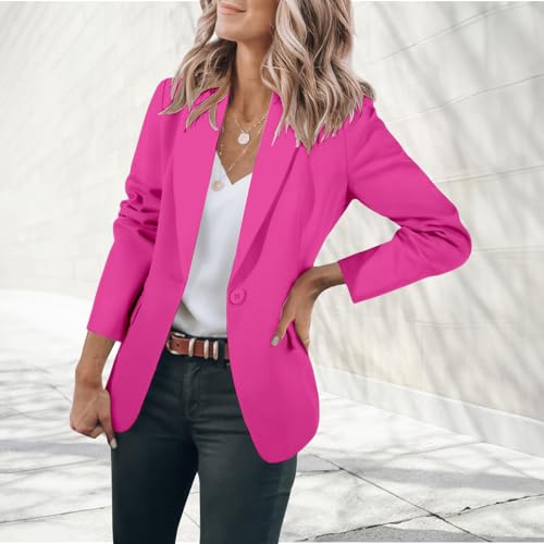 Blazers for Women Business Casual Work Office Suit Jackets Trendy Dressy Open Front Long Sleeve Blazer3