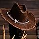 craspire 4 Stil Cowboy-Hutband, Handgefertigt, Kunstleder, Kristall, Strass, Geflochten, Ethno-Stil, Western, Verstellbarer Hutgürtel, Zubehör Für Fedora, Cowboy-Strohhut