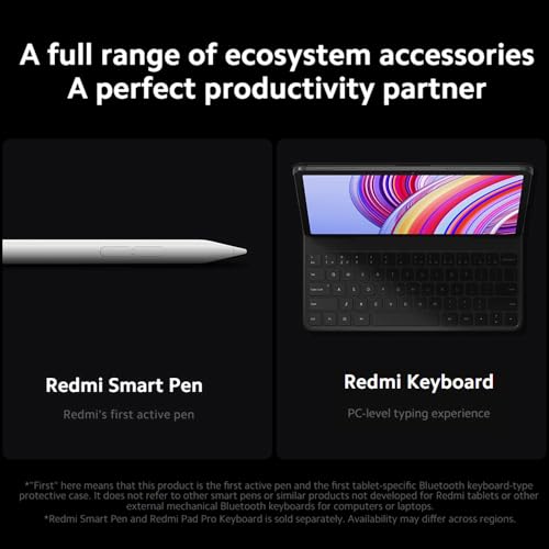 Tablette Xiaomi Redmi Pad Pro 8+ 256 au design bleu raffiné avec écran haute résolution
