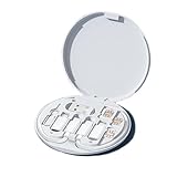 HUIKKJP ライトニング Type-C 変換 多機能アダプタセット 60W PD 急速充電 ケーブル収納ケース 超コンパクト 旅行出張用​