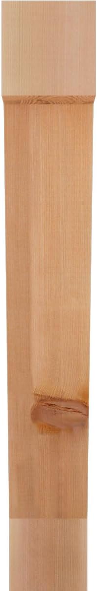 Ekena Millwork BKT04X20X28TRA05RWR Traditional Block Bracket, Western Red Cedar