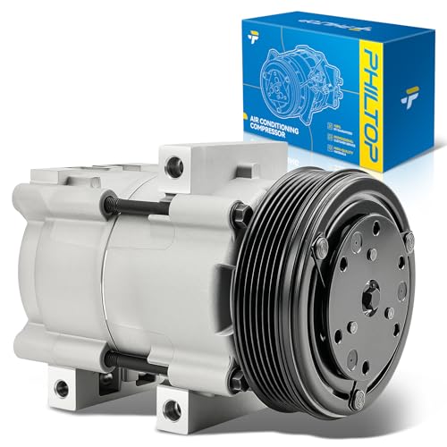 Image of PHILTOP NEW AC Compressor for Mazda B3000 2002-2007 | for Mazda B2300 2006, Ford Ranger 2002-2008 3.0L, Replaces# 144172NC HU2Z19703T 11158172 5512629 4L5Z19V703CD 1F2061450A