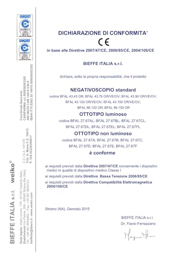 GiMa 27381 ottotipo beleuchtet monoyer, 3 m, 1 Stück