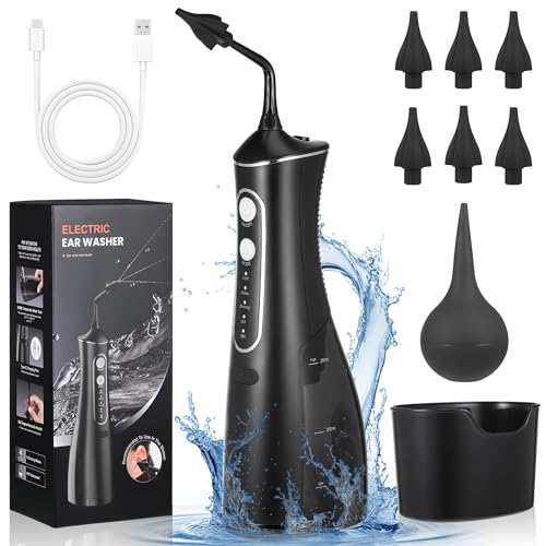 Eliminatore di Cerume Elettrico con 4 Modalità, IPX7 Impermeabile