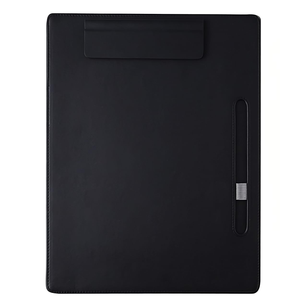 Oddpod™ Soft Premium PU Leather Magnetic Clipboard & Document Holder for Business Meetings, Writing Pad with Pen Holder, Drawing Board, Conference Pad for A4 Sheet (Black)