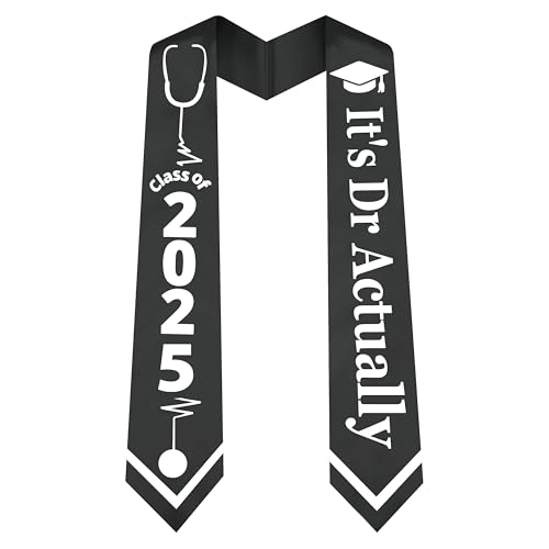 SJcysrilla It's Dr Actually Stole Congrats Doctorate Degree Sash Class of 2025 Graduation Sash