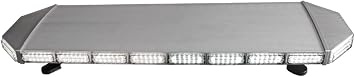 YanTech 47" 132 LED EMERGENCY BEACON LIGHT BAR WARNING TRUCK TOW WRECKER STROBE AMBER with Take Down&Alley - USA w/Lifetime Service