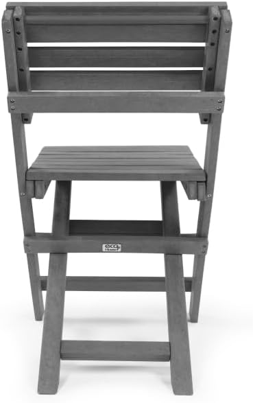 Folding Bistro Chair with All-Weather HDPE Construction for Outdoor Patios and Balconies