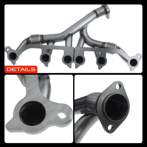 A-Premium New Stainless Steel Exhaust Manifold Kit W/Gaskets Fit for Jeep Grand Cherokee 1993-1998, Wrangler 1991-1995 1997-1999, Cherokee 1991-1999, Comanche, TJ, 4.0L, Replaces 33007072, 4883385 by A-Premium - Image 9