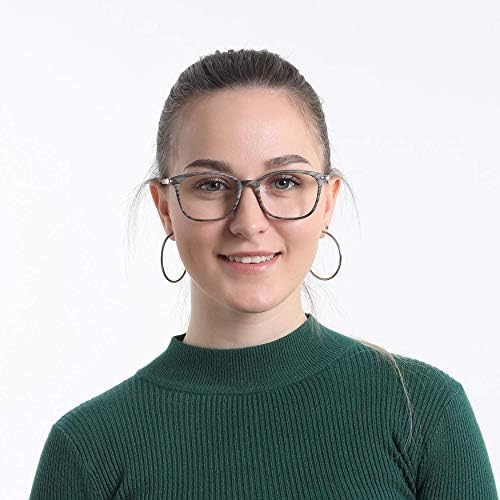LifeArt Blue Light Blocking Glasses, Anti Eyestrain, Computer Reading Glasses, Gaming Glasses, TV Glasses for Women Men, Anti Glare (Wood, 1.75 Magnification) - 3