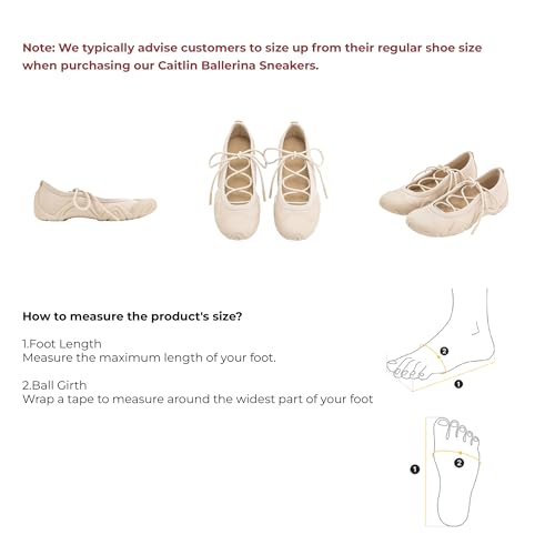 Image of JW PEI Women's Caitlin Lace-up Ballerina Sneakers