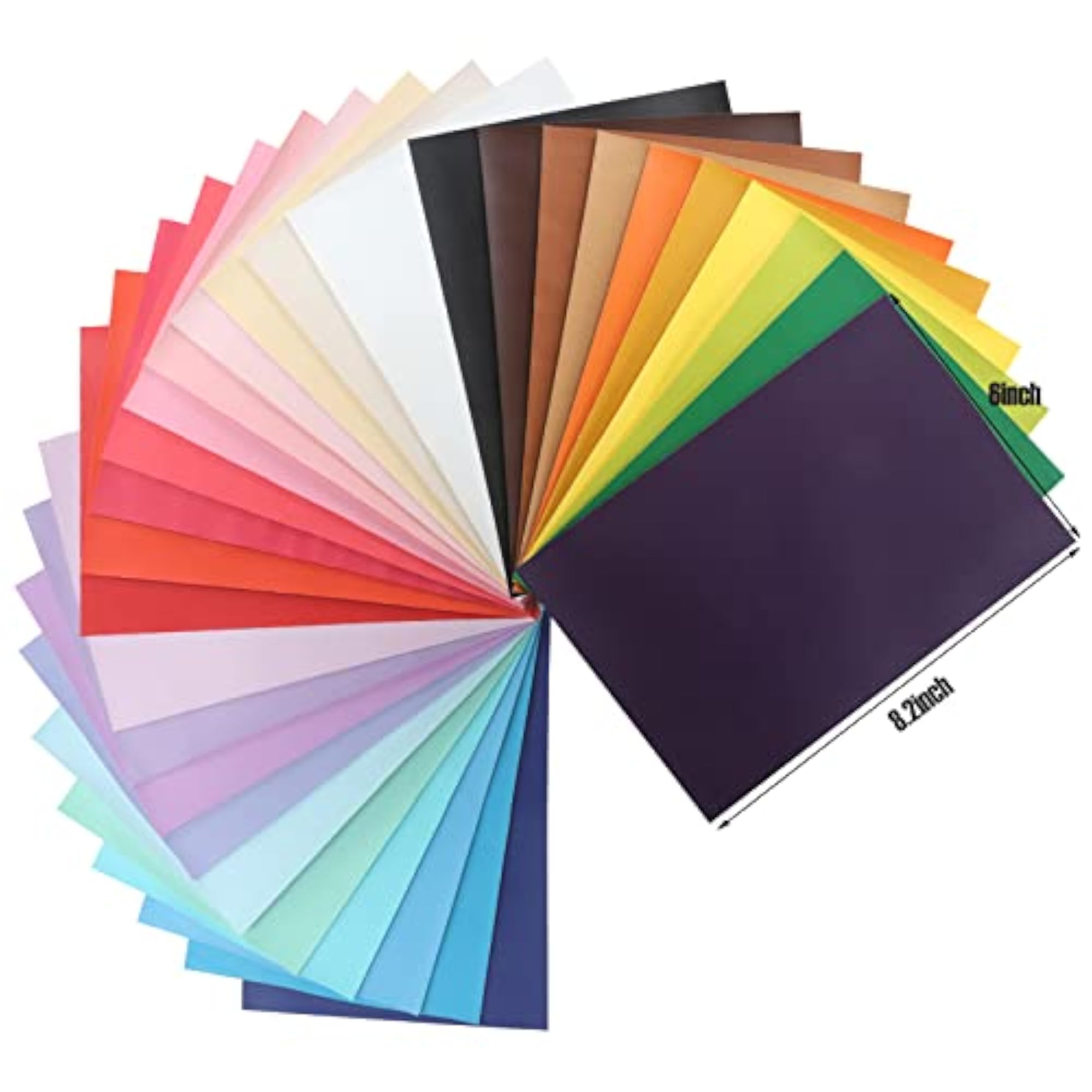 Smooth Faux Leather Sheets, 30Pcs/Set