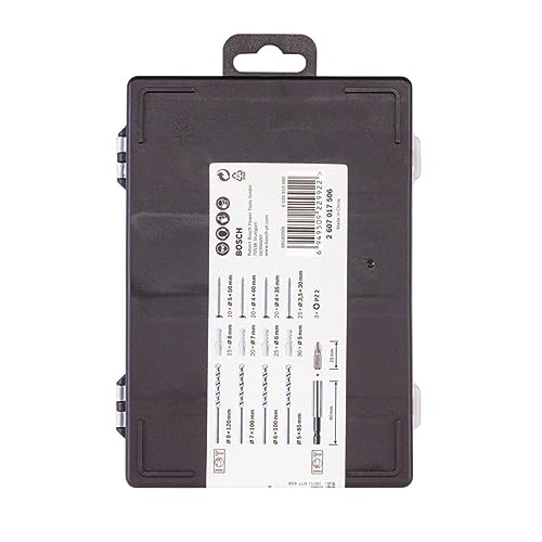 Bosch Kit de Fixação brocas, pontas e parafusos com 173 peças