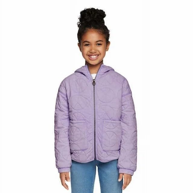 Lucky Brand Youth Girl Light Weight Full Zip Hoodie
