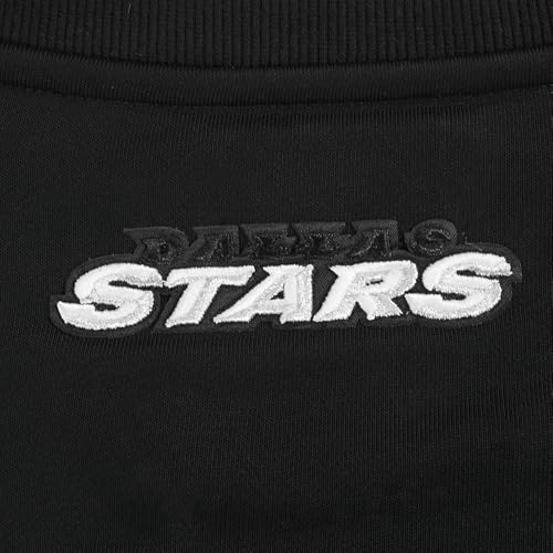 Sudadera NHL Classic Chenille de mujer con cuello redondo de algodón negro cómodo talla L 7