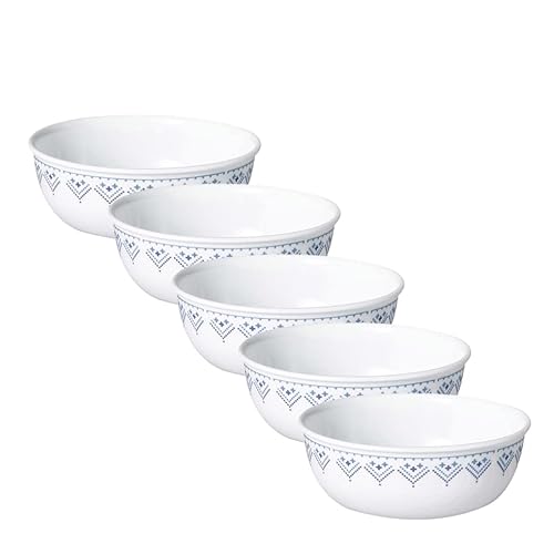 CORELLE コレール ボウル 5枚セット 皿 プレート 割れにくい 軽量 電子レンジ対応 オーブン対応 食洗機対応 パッチワーク J416-PTW CP-1849