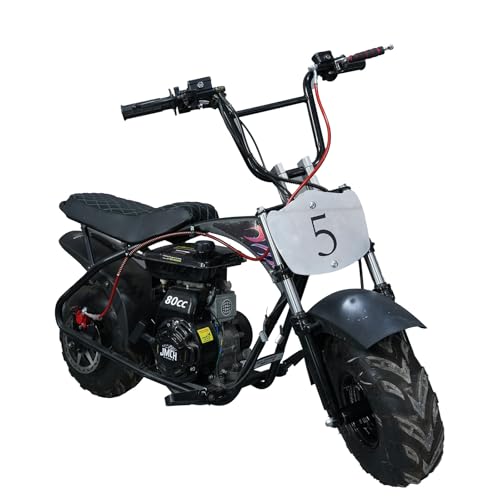 JMCHstore Black Manubrio Mini Bike 7/8'' con Elevación de 10.5'' y Barra Cruzada Reforzada para Motovox MBX10 Mega Moto MMB80 Baja DB30 miniatura 7