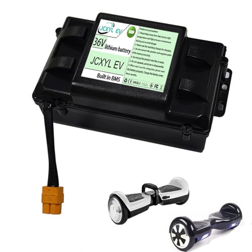 JCXYL EV 36V Lithium Battery Pack for Hoverboard & Scooter
