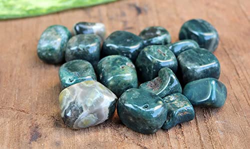 Jet Ocean Jasper Tumbled Stone 100 Grams A++ Approx. 0.75" To 1"Inch High Grade Healing Metaphysical Jet International Crystal Therapy Booklet #TOP1