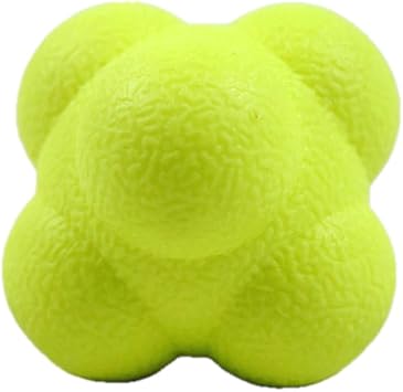 Reaction Balls 4 Pack, 2.8 Inch - Baseball Handball Reflex Training Equipment, Hand-Eye Coordination, Speed Reflex Trainer for Agility Games and Garden Family Gatherings