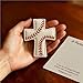 Christmas Gifts A Pocket Blessing Baseball Cross Edition,Includes A Gift Card and A Cross-Shaped Baseball Pocket Hug, Perfect As A Gift for Baseball Enthusiasts, Christian Fans(White,2PC)
