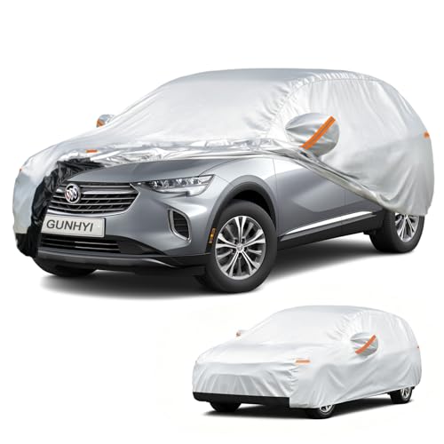 Image of GUNHYI Car Cover Custom Fit Buick Envision (2015-2026) Waterproof for Automobiles, Oxford Sun Rain Dust Snow Protection (Ships from US Warehouse, Delivery 3-8 Days)