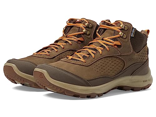 KEEN Women's Terradora Explorer Mid Height Waterproof All Terrain Hiking Boots, Canteen/Curry, 7.5
