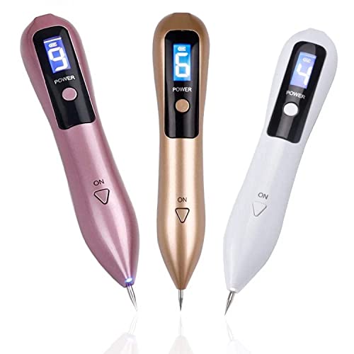 Image of Mole Remover Pen | Warts Remover Machine with LCD Display | Painless Beauty Tool for Spot, Blemish & Freckle Removal | Portable Skin Care Equipment (Multicolor)