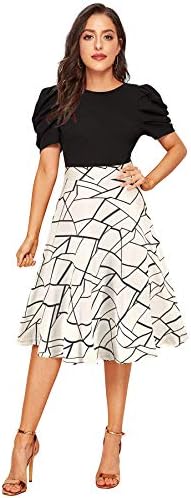 ILLI LONDON Women's A-LINE Knee Length Dress