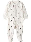 little planet by carter's Baby Sleep and Play made with Organic Cotton, Snowman, 3M