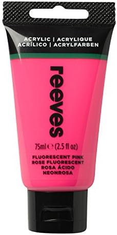 Reeves Acrylic Paint - Highly Pigmentented Acrylic Colours For Hobbyist, Leisure & School - Gold, 75ml