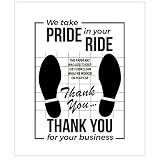 Chimailong White Car Paper Floor Mats : 50 Pcs Disposable Floor Cars Auto Vehicles Automotive Mat Co