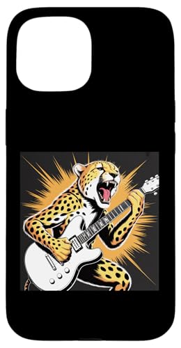 Cheetah Print Stuff Cheetah ���t�M�^�[ ���b�N���[�� �`�[�^�[ �X�}�z�P�[�X iPhone 15 �p