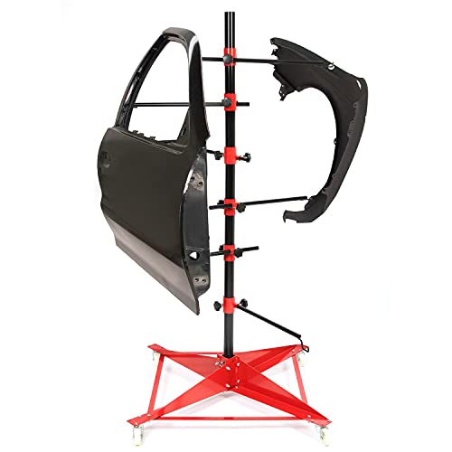 Hecasa Panel Tree Paint Stand Panel Holder Adjustable Center Post Hang Automotive Doors Fenders Bumpers #TOP1