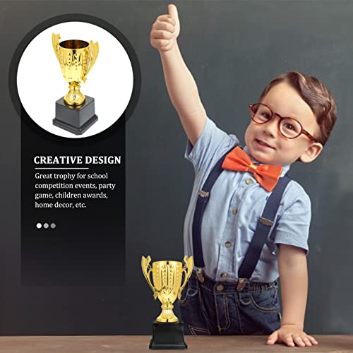 NOLITOY Troféu Infantil Troféu de Plástico Ouro Troféu Primeiro Lugar Troféu Vencedor do Prêmio Trof