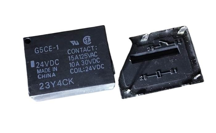 Relé G5CE-1 24VDC de 4 pines y 10A para control de circuitos