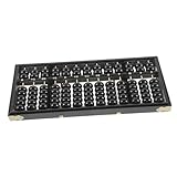 SUPVOX Boulier en Bois 13 Colonnes 7 Boules pour Garçon Et Filles, Outil Arithmétique Éducatif, Boulier Professionnel, Fournitures Scolaires pour Apprentissage Mathématique, Usage Scolaire Et Maison