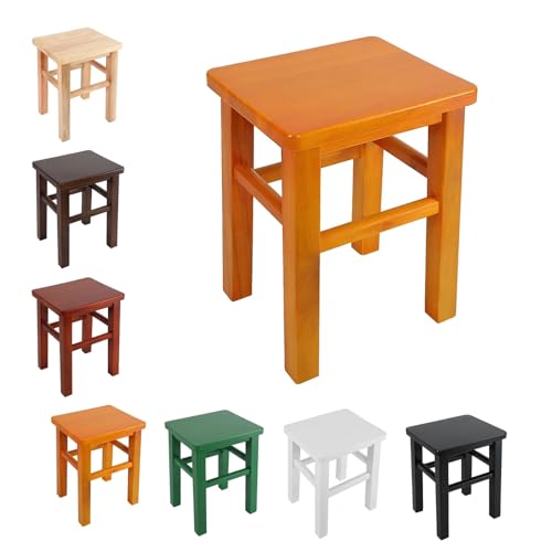 Taburete de madera maciza ideal para descalzarse sin perder equilibrio 2