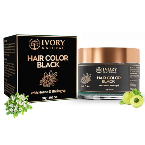 Image of Black Hair Color Powder (30 Gram) - Get Instant Natural Black Hair | Premium Plant-Based Ammonia-Free Natural Hair Color - Both for Men Women - Chemical Free