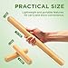 OnVisit 3PCS 100% Natural Solid Bamboo Massage Sticks,GuaSha Bamboo Massage Rollers for Back,Legs,Full Body,Deeply Deep Tissue Massage,Muscle Relax,Body Shaping,Portable Therapy Set(with Storage Bag)