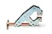 Kant Twist 420 Universal Clamp with Standard T Handle, 6" Holding Size, 8-1/4" Length x 8-1/4" Width, 2000 lbs Holding Capacity